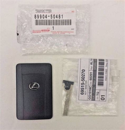 Lexus OEM Credit Card Wallet Smart Key. 2017 Lx570